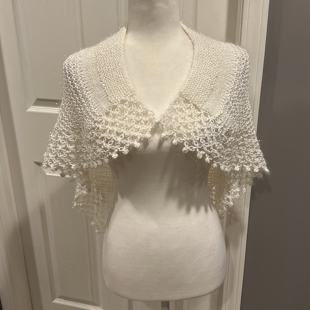 Brand new hand made Wedding Shawl